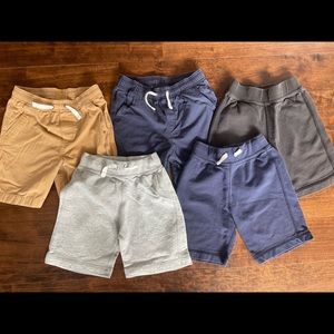 Lot of 5 Hanna Andersson Boys shorts size 5